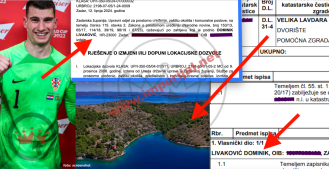 Vatrena hobotnica Dominik Livaković prije Eura 2024 kupio parcelu i 3 kućice na otoku nadomak Kornata, zatražio je dozvolu za vilu, kao što su Sosa i Vlašić prije njega 