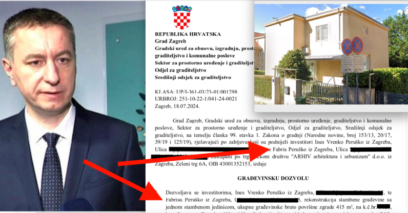 Direktor Fortenove Fabris Peruško i supruga dobili dozvolu za uređenje vile na Šalati, to im je 3. luksuzna nekretnina nakon što su izgradili rezidenciju u Istri od 2 milijuna €