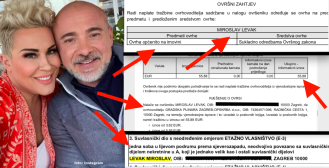 Donedavnom mužu Indire Levak prijeti ovrha nad imovinom zbog 55 € duga za podrumsku sobu u kojoj je prijavljen, Sudreg otkriva kako par godinama ne živi na istoj adresi