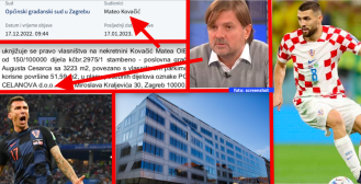 Dok je Vatreni Mateo Kovačić 'ginuo' u Kataru sud ga tražio zbog firme Severininog bivšeg Milana Popovića, prethodno je od iste Mandžina zaručnica kupila luksuzni stan